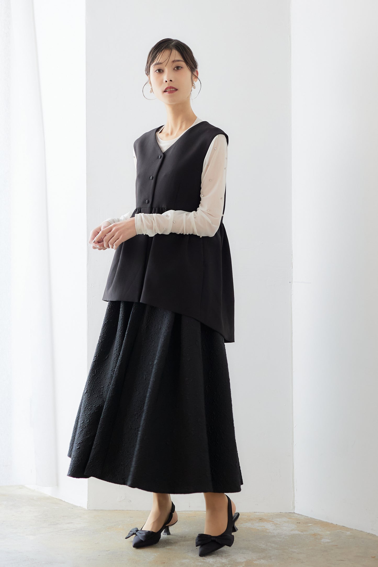 【VERY STROEコラボ】Blossom gilet set-up