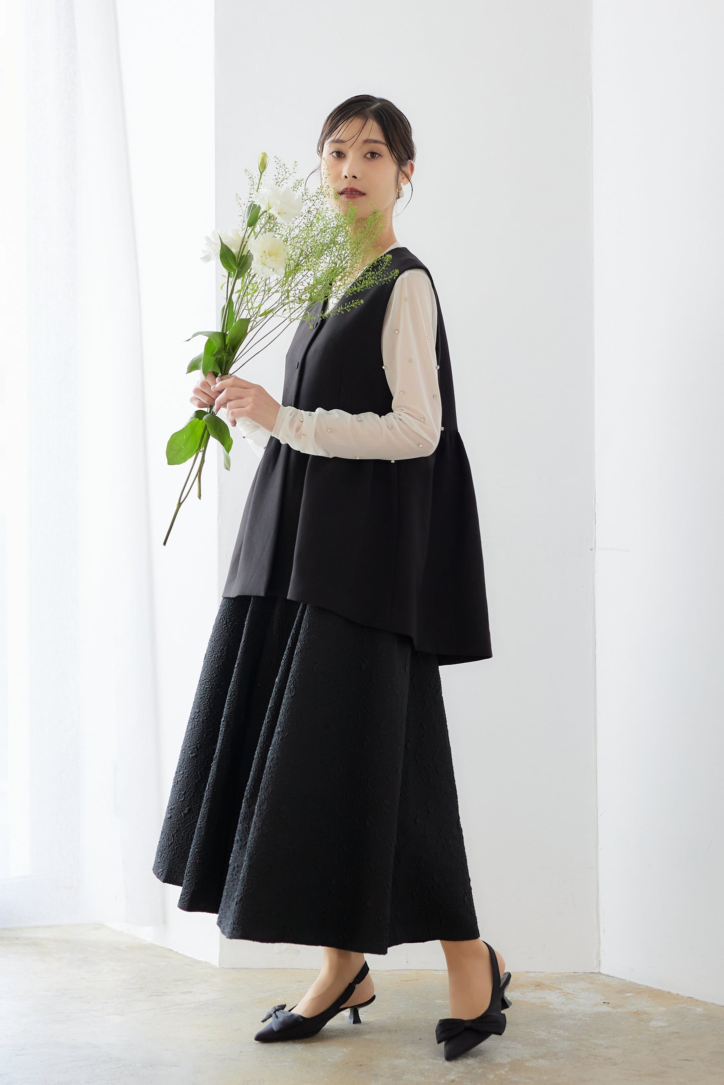 【VERY STROEコラボ】Blossom gilet set-up