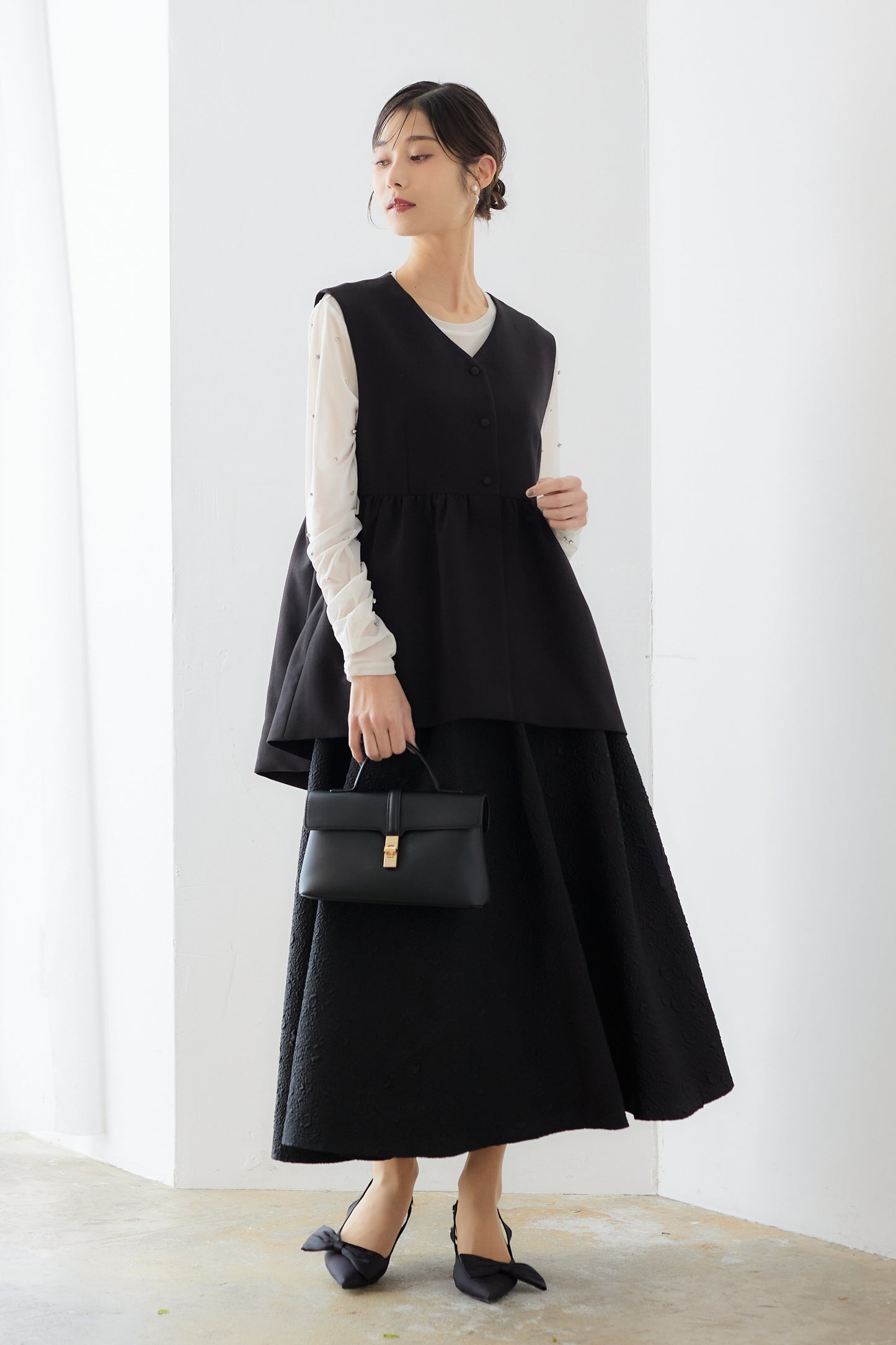 【VERY STROEコラボ】Blossom gilet set-up