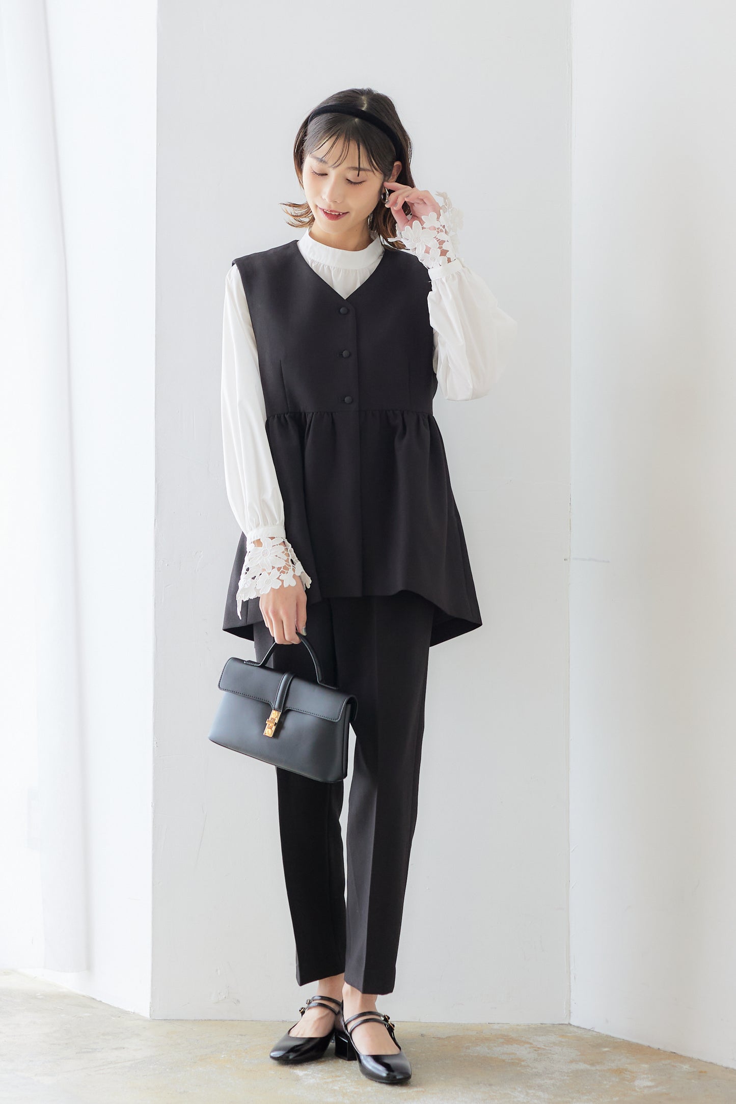 【VERY STROEコラボ】Blossom gilet set-up