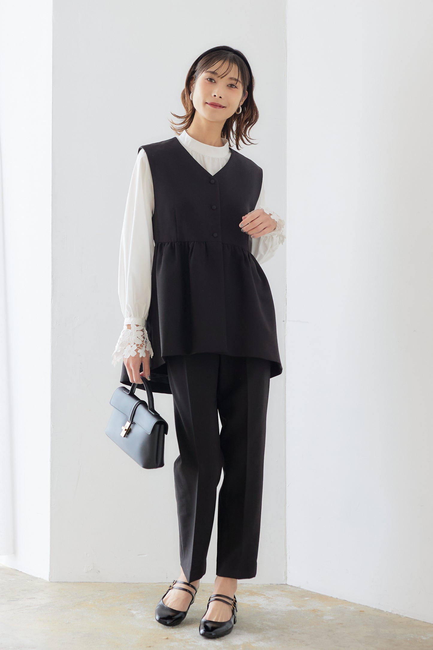 Blossom gilet set-up