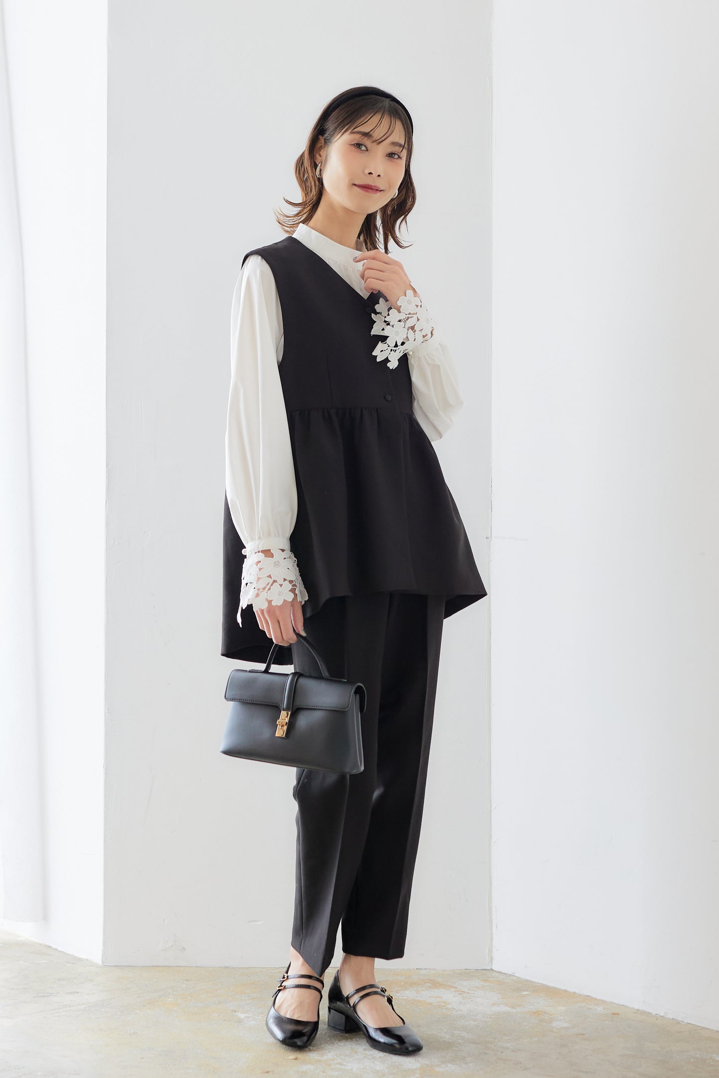 【VERY STROEコラボ】Blossom gilet set-up