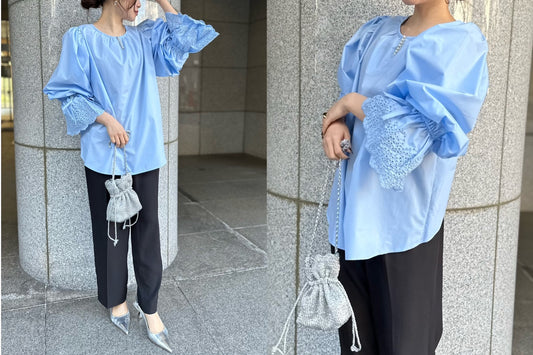 Candy sleeve blouse / miyu 153cm