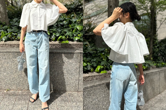 Petal blouse / sae 167cm