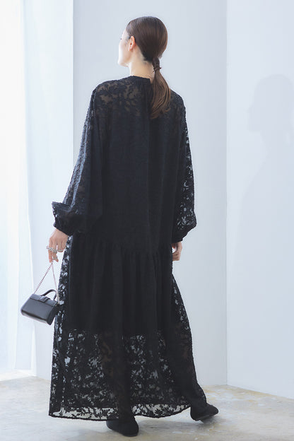 Sheer jacquard Dress