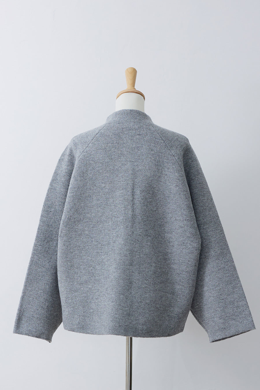 Soft touch basic cardigan / Gray