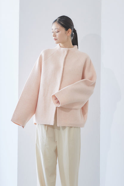 Soft touch basic cardigan / Pink