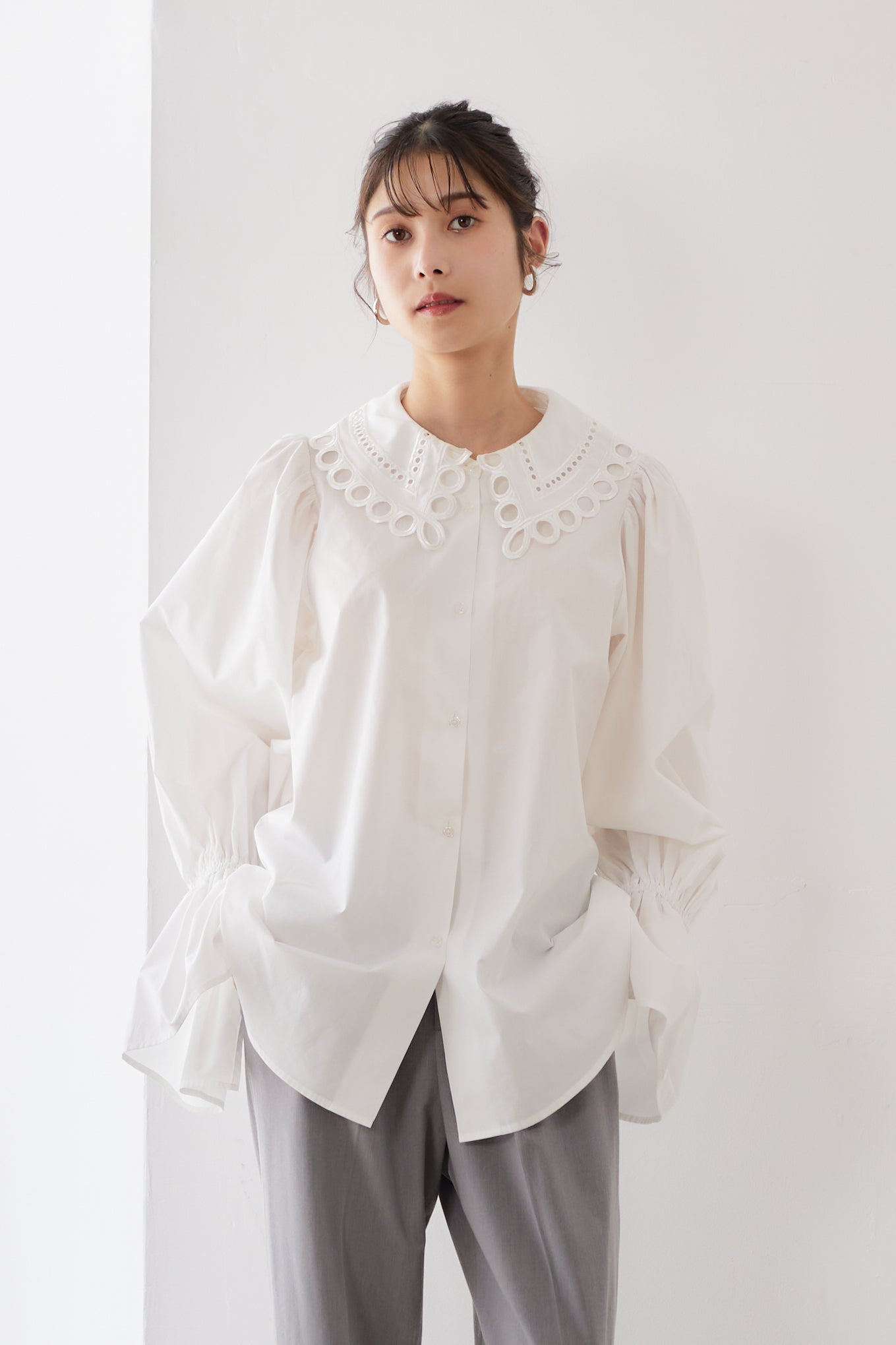 【VERY STOREコラボ】Suzuran collar blouse