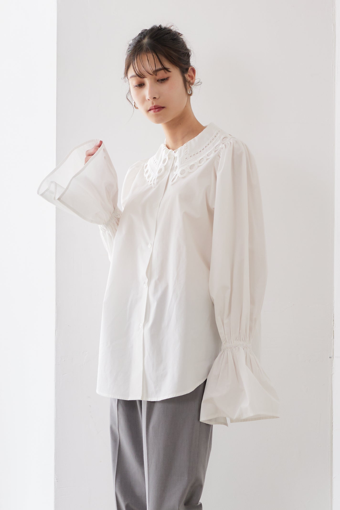 【VERY STOREコラボ】Suzuran collar blouse