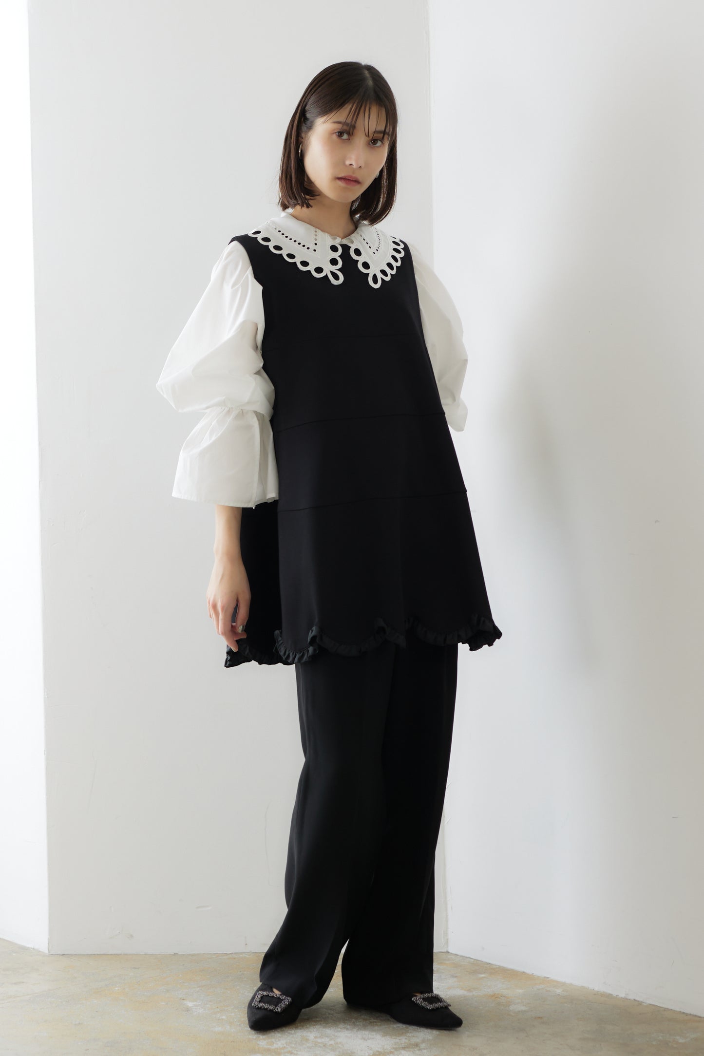 【VERY STOREコラボ】Suzuran collar blouse