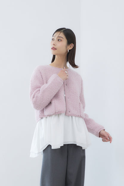 【VERY STOREコラボ】Short loop cardigan