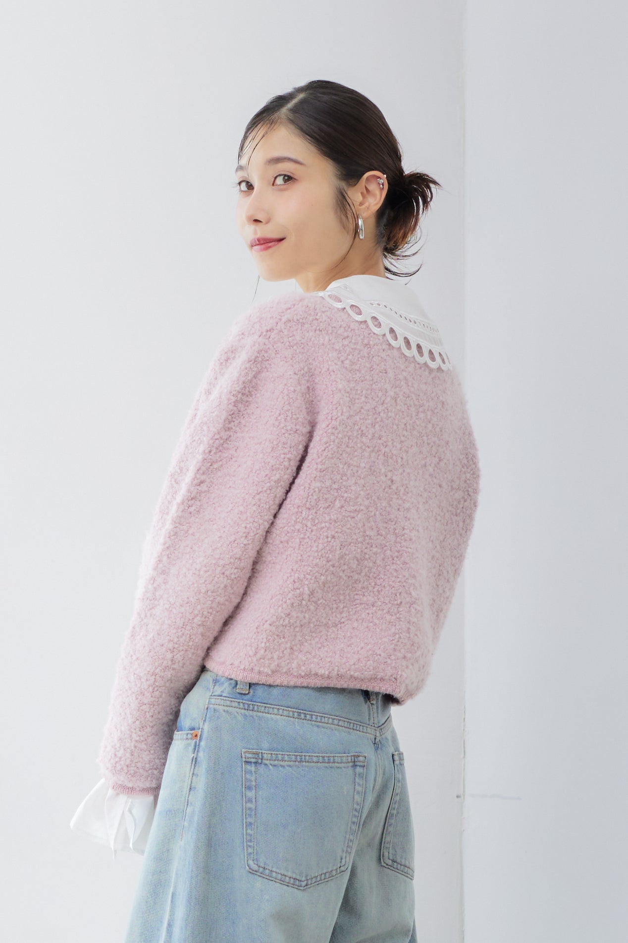 【VERY STOREコラボ】Short loop cardigan