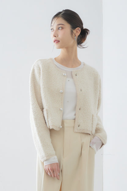 【VERY STOREコラボ】Short loop cardigan