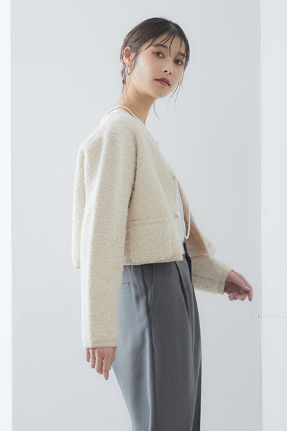 【VERY STOREコラボ】Short loop cardigan