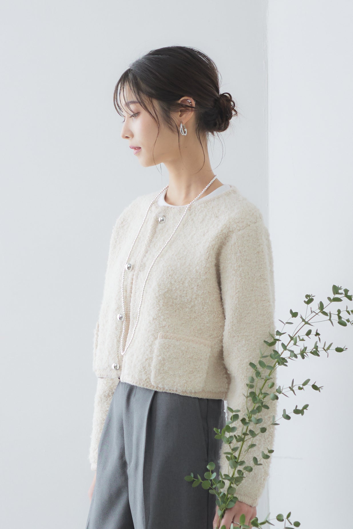 【VERY STOREコラボ】Short loop cardigan