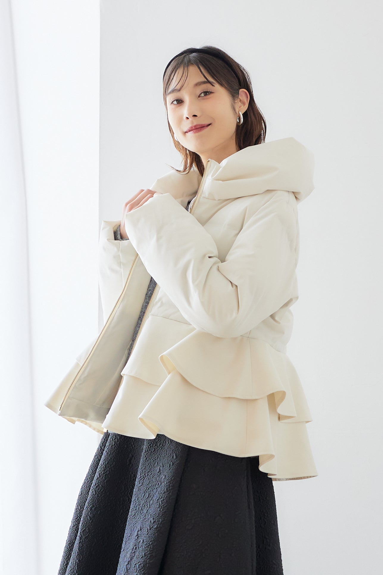 【VERY STOREコラボ】Petal eco-down jacket