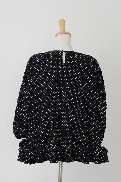 【VERY STOREコラボ】Dot whip blouse