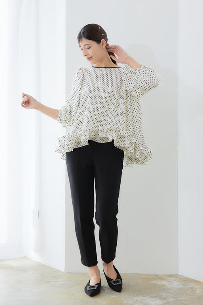 【VERY STOREコラボ】Dot whip blouse