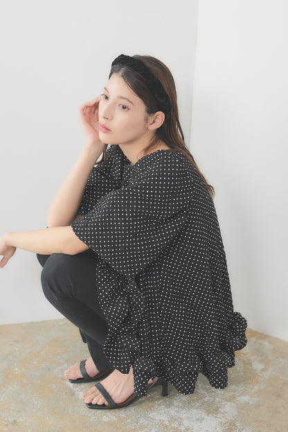 【VERY STOREコラボ】Dot whip blouse