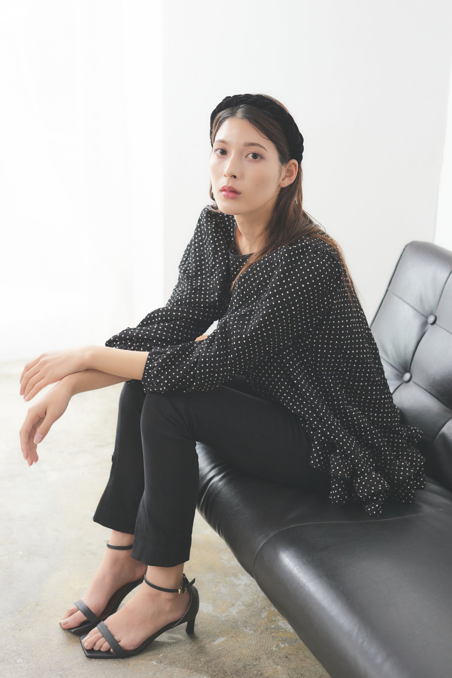 【VERY STOREコラボ】Dot whip blouse